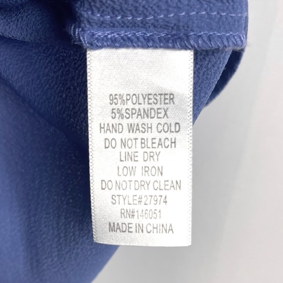 Monteau Small Scallop Flowy Tank Top Office Feminine Boxy Summer Retro - Picture 5 of 7